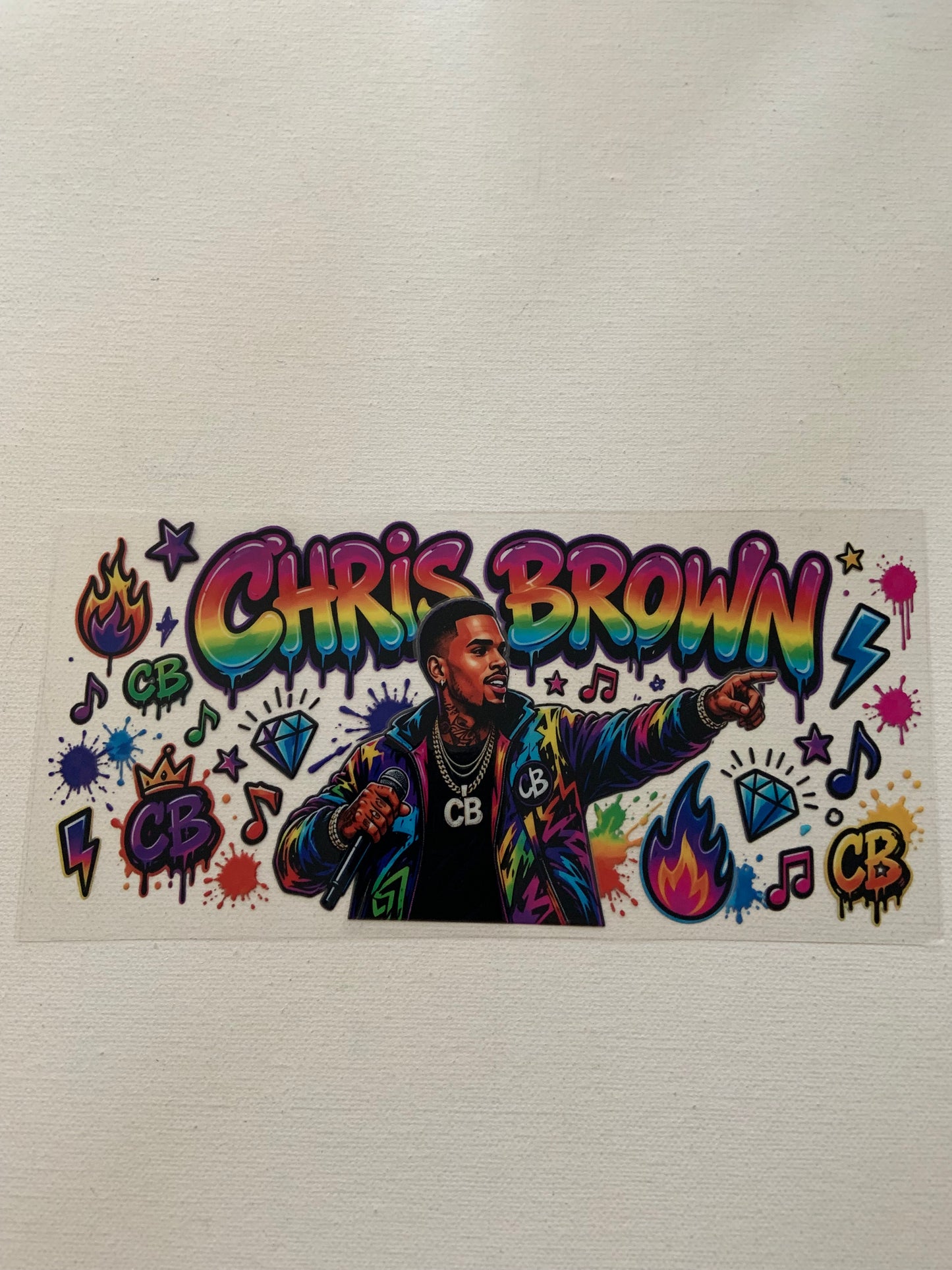 Chris Brown decal