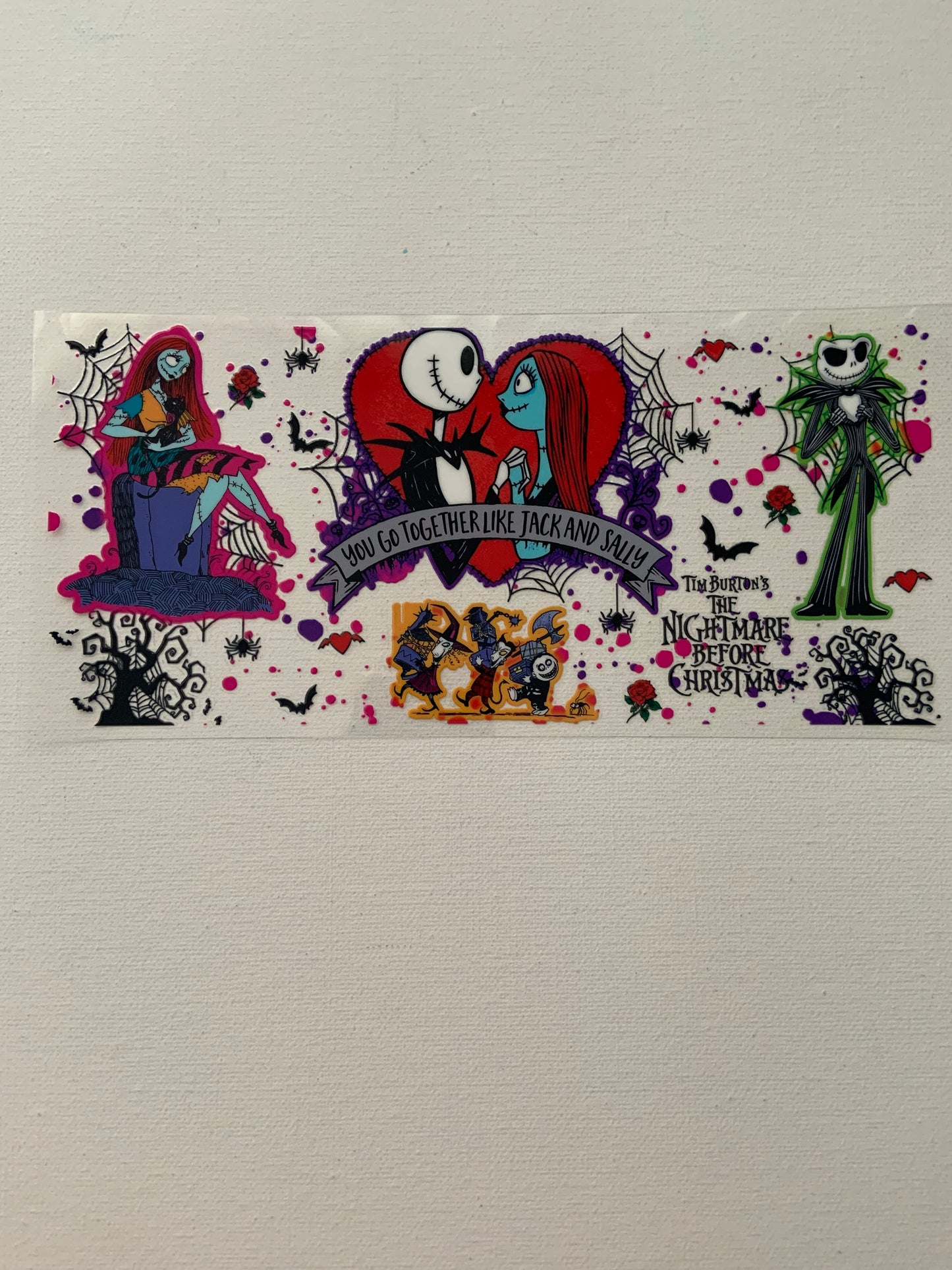 Jack and Sally decal