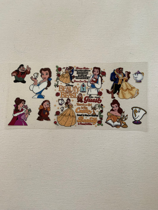 Beauty and the beast decal