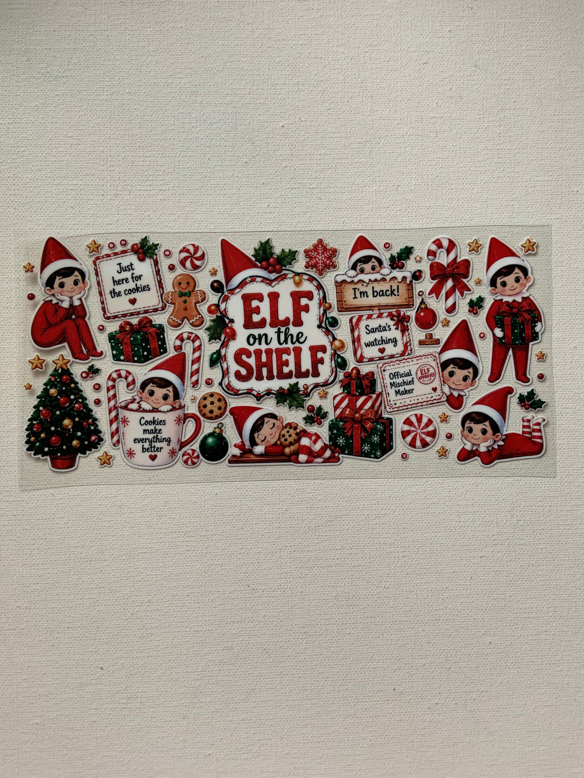 Elf on the shelf decal