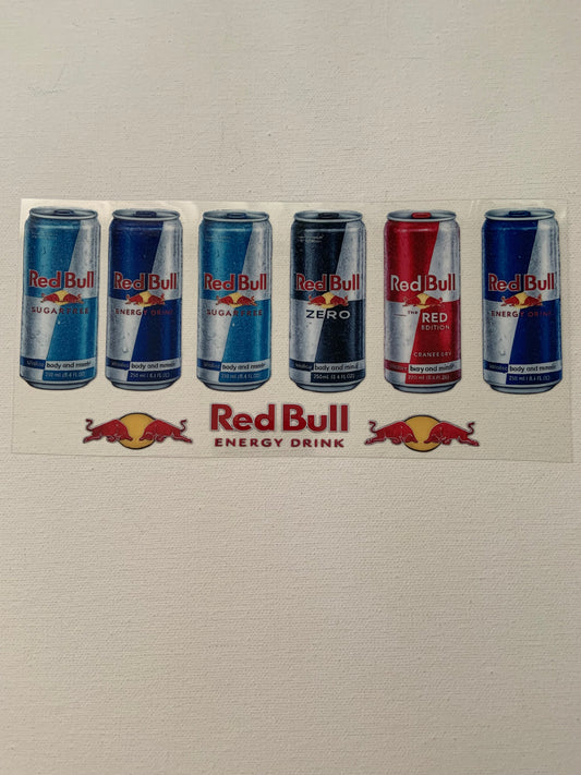 Red bull decal