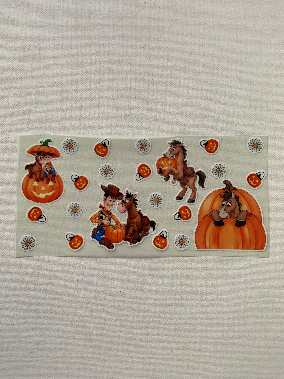 Toy Story Halloween glow in the decal
