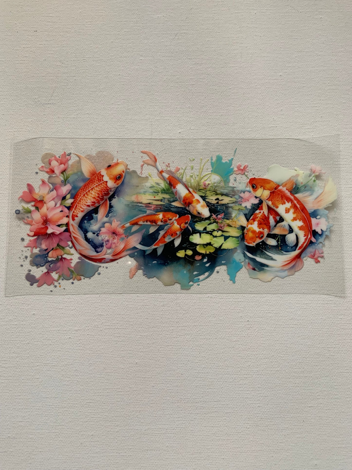 Koi fish decal