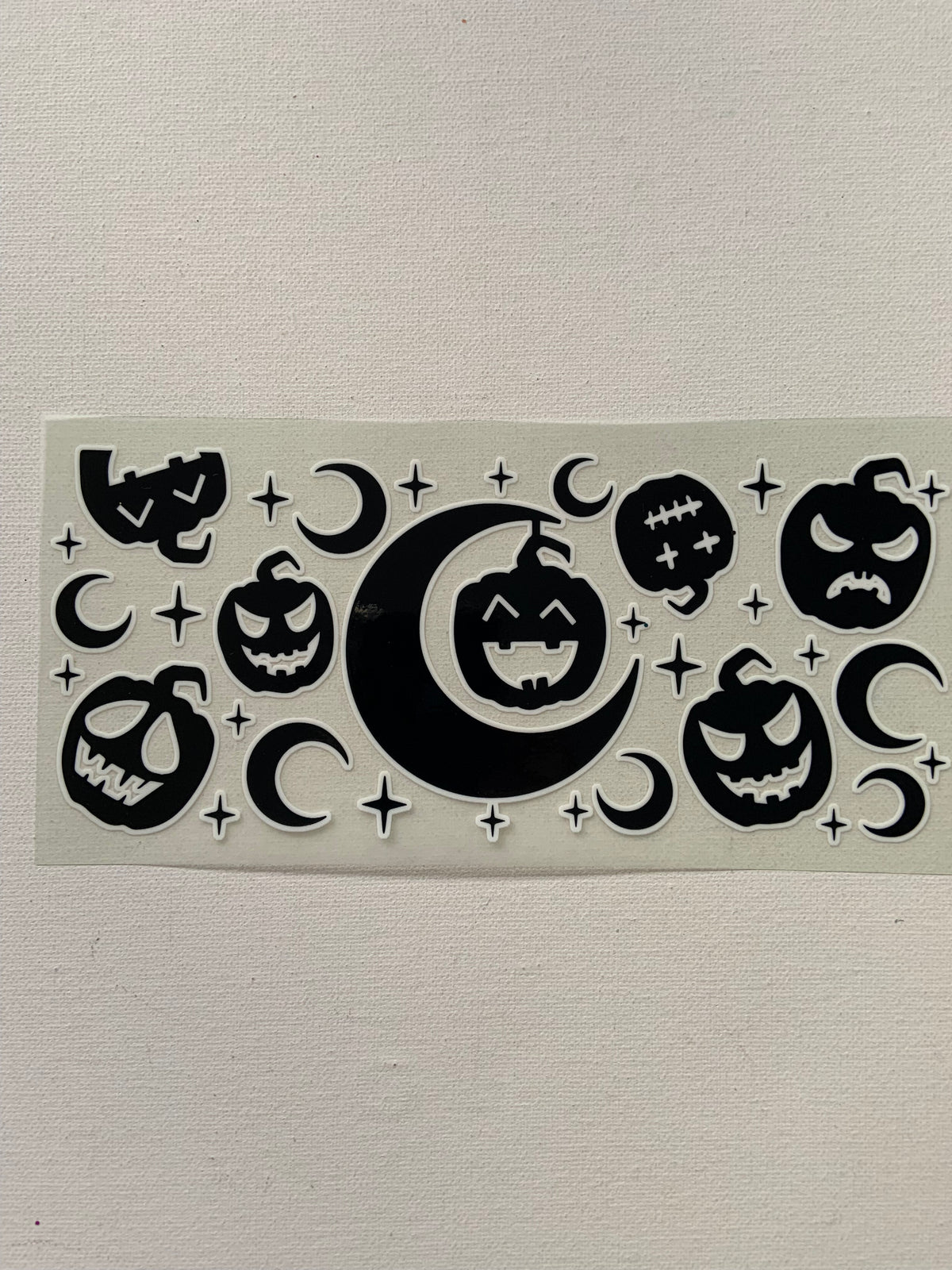 Pumpkins glow in the dark decal