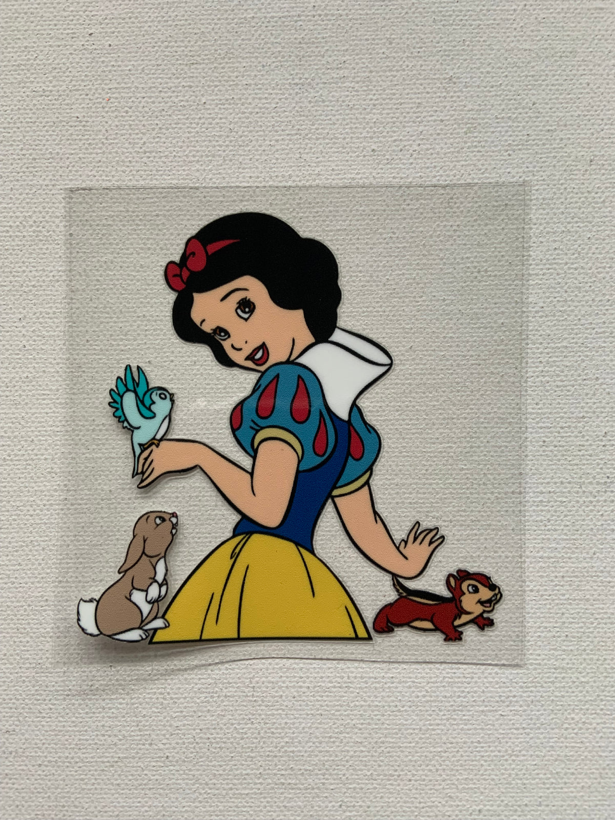 Snow white small decal