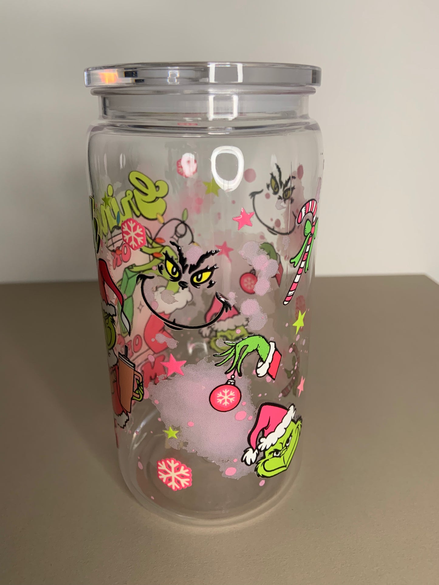 Awesome Grinch cup